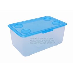 P00273 กล่องถนอมอาหาร ฝาแน่น(15*8.5*7 cm) (ราคาส่งต่อ 1 โหล: 12 ใบ)