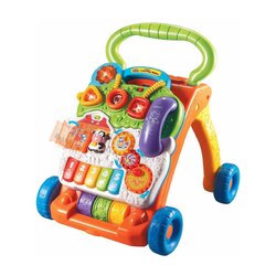 รถผลักเดินปรับหนืดได้ VTech Sit-To-Stand Learning Walker (Orange)