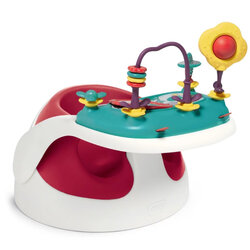 เก้าอี้หัดนั่งพร้อมถาดของเล่นเสริมพัฒนาการ Mamas & Papas Baby Snug and Activity Tray (Red)