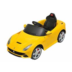 รถแบตเตอรี่พร้อมรีโมทบังคับวิทยุ Ferrari F12 Berlinetta Remote-Controlled 12V Battery-Powered Ride-On (Yellow)