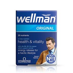 วิตามินรวมสำหรับผู้ชาย Vitabiotics Wellman - Original