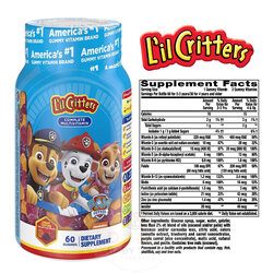 วิตามินรวมสำหรับเด็กชนิดกัมมี่ L'il Critters Paw Patrol Complete Multivitamin (60 Gummies)