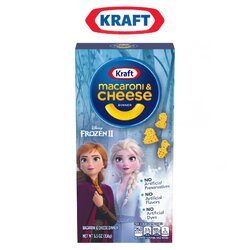 มะกะโรนีชีสสำหรับเด็ก Kraft Disney Frozen 2 Anna & Elsa Macaroni & Cheese Dinner Box