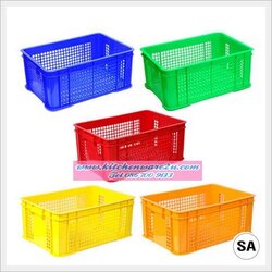 P06069 ลังเหลี่ยม โปร่ง (41.5 x 61.5 x 26 cm) เกรดเอ อย่างหนา No.131 (ราคาส่งต่อ 4 ใบ:เฉลี่ย 475 บ/ใบ)