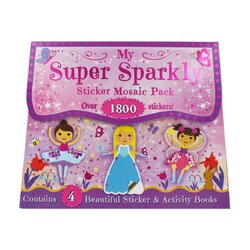 กระเป๋ากิจกรรมเสริมทักษะสุดน่ารัก My Super Sparkly Sticker Mosiac Pack