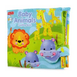 หนังสือผ้าเสริมพัฒนาการจาก Fisher-Price รุ่น Precious Planet Baby Animals Counting Book