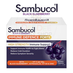 วิตามินเสริมภูมิคุ้มกันสูตรเข้มข้น Sambucol Black Elderberry Immune Defence Forte