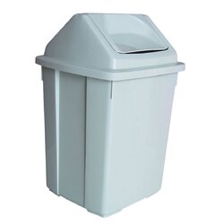 P04241 ถังขยะใหญ่ 9 ลิตร (25 x 26 x 39 cm.) ฝาสวิง No.661-t เกรดเอ ราคาส่งต่อโหล: 12 ใบ :เฉลี่ย 110 บต่อใบ