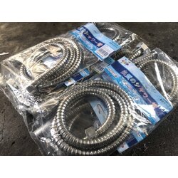 P10691 สายฝักบัว 1 เมตร สแตนเลส ถูกมาก ราคาขายส่ง 1 โหล :192 บ/โหล: เฉลี่ย 16 บ/ชุด