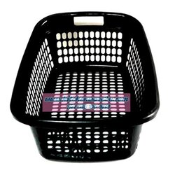 P07595 ตะแกรงเอนกประสงค์ใหญ่ (37*51*19 cm) หนา สีดำ No.2510 ราคาส่งต่อ 1 โหล: 12 ใบ