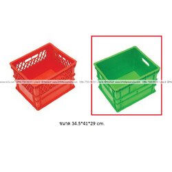 P08813 ลังทึบเอนกประสงค์ (34.5*41*29 cm) หนา เกรดเอ No.8021 (ราคาขายส่งต่อ 6 ใบ:เฉลี่ย 325 บต่อใบ)