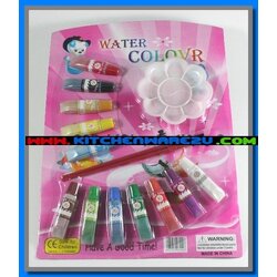 P01878 สีน้ำ+จานสี ราคาต่อโหล (180 บ/โหล ส่ง 15 บาท ขายส่งทุกอย่าง 20 บาท)