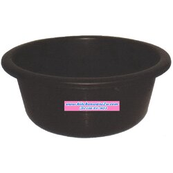 P08658 กะละมังลายไม้ 65 ซม. (ุ65*65*24 cm) สีดำ หนา ขายยกมัด เพื่อสะดวกขนส่ง No.71 NS (ราคาส่งต่อ 18 ใบ:เฉลี่ย 95 บ/ใบ)