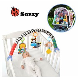 โมบายติดรถเข็น คาร์ซีท และเปลเด็ก Sozzy Animal Jungle Travel Arch