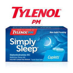 ผลิตภัณฑ์เสริมการนอนหลับสำหรับเด็กโตและผู้ใหญ่ TYLENOL Simply Sleep Nighttime Sleep Aid