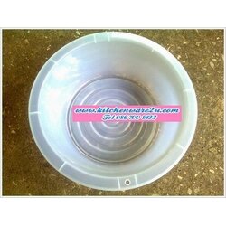 P08749 กะละมัง 60 ซม สีขาวล้วน (60*60*18.5 cm) เกรดเอ ขายส่งยกมัด เพื่อง่ายต่อการขนส่ง ราคาส่งต่อ 3 โหล: 36 ใบ: เฉลี่ย 715 บ/โหล