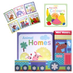 ชุดหนังสือสุดน่ารักสำหรับเด็กเล็ก Mini Movers Board Book Set