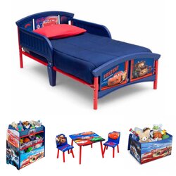 ชุดเฟอร์นิเจอร์ห้องนอนสำหรับลูกน้อย Delta Children Room-in-a-Box (Cars)