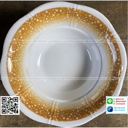 P02195 ชาม 8 นิ้ว อย่างหนา ขายดีมาก ราคาต่อโหล