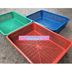 P09440 ตะแกรงเหลี่ยมใหญ่ (36*49*10 cm) สุดคุ้ม NS ขายยกมัด ราคาส่งต่อ 6 โหล: 72 ใบ:300 บ/โหล (มัดละ 6 โหล)