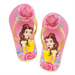 รองเท้าแตะสำหรับเจ้าหญิงตัวน้อย Disney Flip Flops for Kids (Belle Beauty & the Beast)