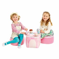 ชุดน้ำชาสำหรับบ้านจำลอง DreamTown Rose Petal Tea Time Set