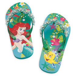 รองเท้าแตะสำหรับเจ้าหญิงตัวน้อย Disney Flip Flops for Kids (Ariel The Little Mermaid)