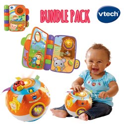แพ็คคู่ของเล่นยอดฮิต VTech Move and Crawl Ball & Storytime Rhymes Book