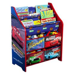 ชั้นเก็บหนังสือและของเล่นสำหรับเด็ก Delta Children Book & Toy Organizer (Cars)