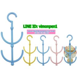 P08143 ไม้แขวนสารพัดประโยชน์ หมุนได้ ดีไซน์ญี่ปุ่น HY333-25 (ราคาขายส่ง 1 โหล/ 12 ชุด:เฉลี่ย 15 บ/ชุด ขายส่งทุกอย่าง 20 บาท)