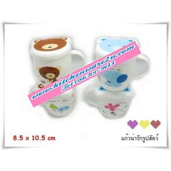 P06432 ถ้วยน้ำฝาการ์ตูน (ลังละ 150 ชุด HY-317-46) (เฉลี่ย 15 บาท/ชุด)