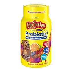 วิตามินโพรไบโอติกชนิดกัมมี่สำหรับเด็ก L'il Critters Probiotic Gummy