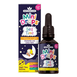 วิตามินเสริมการนอนหลับสำหรับเด็ก Natures Aid Mini Drops Bed Time