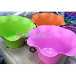 P08310 กระถางต้นไม้ ของระบาย (26*26*14.5 cm) สีสวย (ราคาขายส่งต่อ 1 โหล: 12 ใบ)