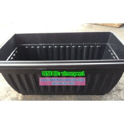 P10105 กระถางเหลี่ยมยาว สีดำ (20*36*13 cm) No.5510 ราคาส่งต่อ 1 โหล: 12 ชุด ( ขายส่งทุกอย่าง 20 บาท)