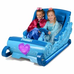 รถลากเลื่อนแบตเตอรี่ Disney Frozen 12-Volt Ride-On Sleigh
