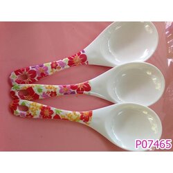 P07465 ทัพพีเมลามีน พิมพ์ลาย (ราคาส่งต่อ 1 โหล: 12 อัน)