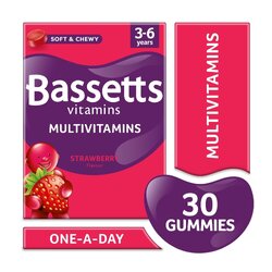 วิตามินรวมสำหรับเด็กชนิดกัมมี่ Bassetts Vitamins Multivitamins Gummies for 3-6 Years (30 Gummies)