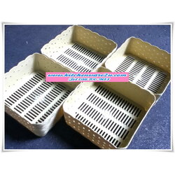 P06927 ตะกร้าเหลี่ยมเล็ก สีหวาย ขายดี (ราคาส่งต่อ 24 โหล: 288 ใบ:เฉลี่ย 60 บาท/โหล)