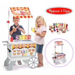 รถเข็นอาหารและไอศครีม Melissa & Doug Snacks & Sweets Food Cart