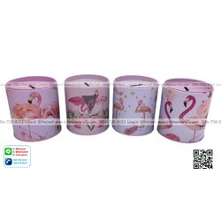 P06011 ออมสินเหล็ก ลายน่ารัก (ราคาส่งต่อ 1 โหล :12 อัน)