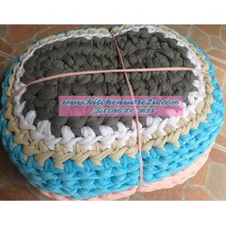 P01464 พรมเช็ดเท้า;วงรี ราคาส่งต่อ 10 ผืน: ผืนละ 18 บาท