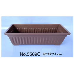 P09719 กระถางเหลี่ยมยาว สีอิฐ (20.6*49*14.1 cm) No.5509 ขายดีมาก (ราคาส่งต่อ 1 โหล:12 ใบ) ขายส่งทุกอย่าง 20 บาท