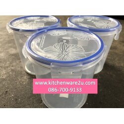 P10369 กล่อง Bestlock ทรงกลมสูง (12*12*14 cm) ดีไซน์ใหม่ ขายดีมากกก (ราคาส่งต่อ 1 โหล: 12 แพค: 200 บ/โหล)