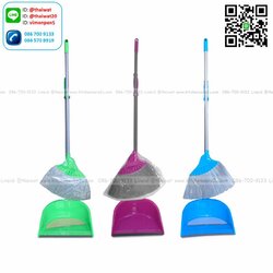 P11554 ชุดไม้กวาด+ที่โกยผง (ราคาขายส่งต่อ 1 โหล: 12 ชุด :เฉลี่ย 90 บต่อชุด)