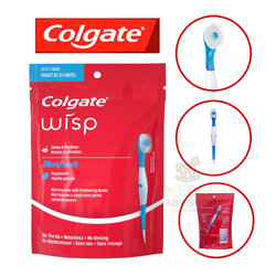แปรงสีฟันพร้อมยาสีฟันแบบพกพา Colgate Wisp Max Fresh