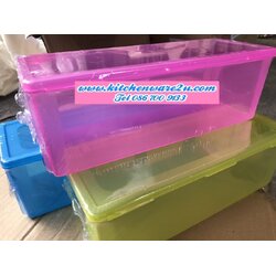 P10317 กล่องใส่ช้อน ตะเกียบ สีหวาน ขายดีมาก (ราคาส่งต่อ 1 โหล: 12 ชุด ขายส่งทุกอย่าง 20 บาท)