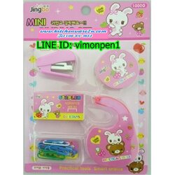 P09951 ชุดแมก+ที่ตัด เกาหลี HY210-39 (ราคาส่งต่อ 1 โหล: 12 ชุด: 15 บาท/ชุด ขายส่งทุกอย่าง 20 บาท)