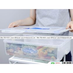 P04854 กล่อง Superlock ขนาด 26 (กว้าง)x 42 (ยาว)x 12 (สูง) cm.No.5059 ราคาส่งต่อ 12 ใบ:เฉลี่ย 200 บต่อใบ