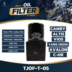 กรองน้ำมันเครื่อง TOYOTA CAMRY ALTIS VIOS C-HR YARIS CROSS AVALON PRIUS NOAH VOXY LEXUS T24A-FTS / A25A-FXS M20AFKS / M20CFKS M15AFKS / M15AFXE 2ZR-FXE G16E-GTS S20A-FTS OE.90915-YZZN2 BY TANGJAI TJOF-T-05